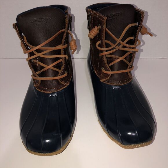 Sperry Saltwater Women's Sz 9.5M Weather Boot - NAVY - Picture 5 of 6